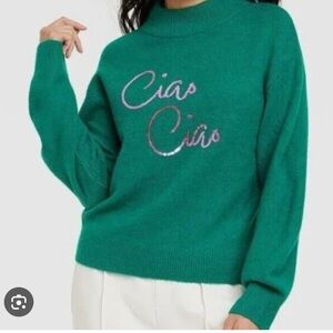 Green ciao ciao sweater ($ only when bundled)